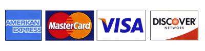 Credit cards that we accept