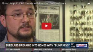 houston safe and lock video on bump keys