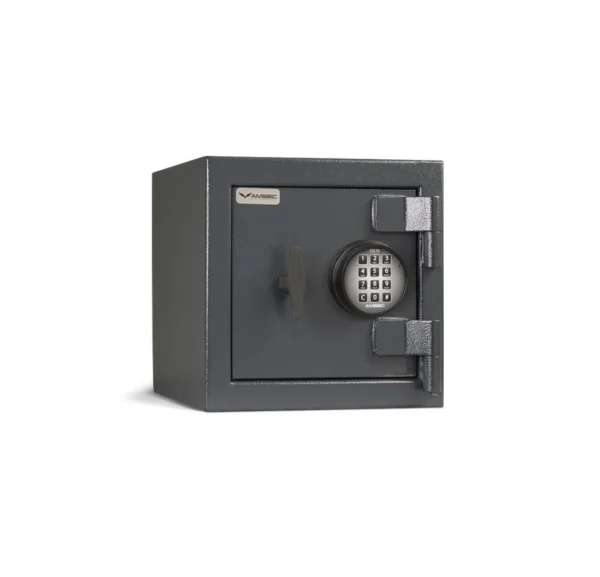 American Security MS1414 compact single door safe closed