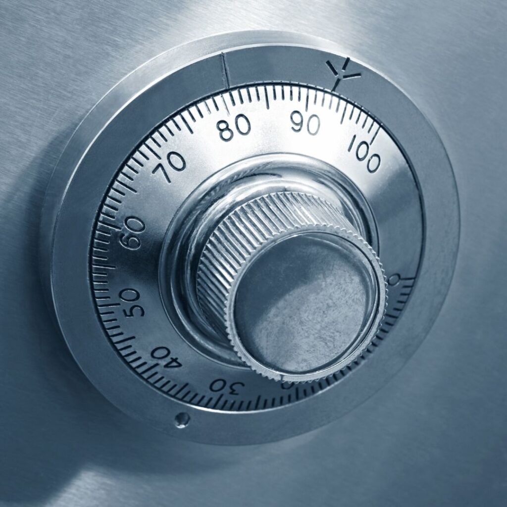 safe combination lock
